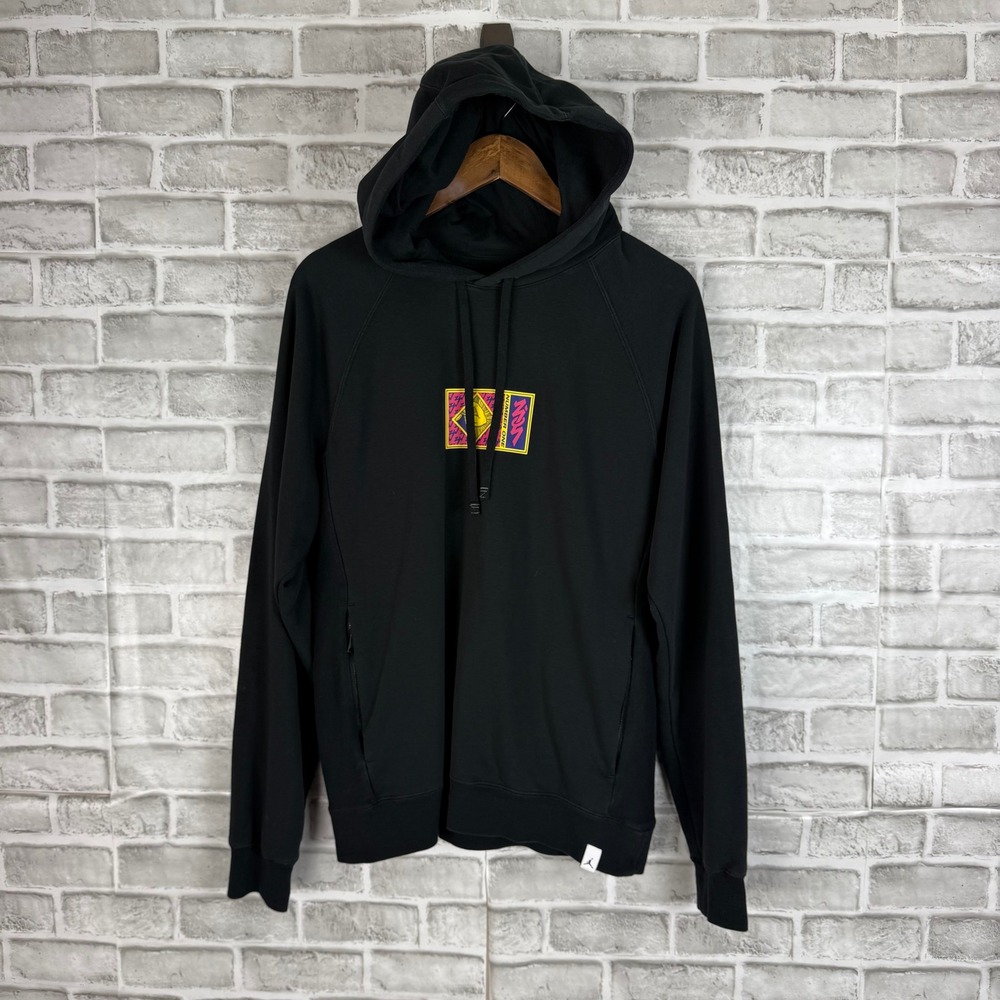 Jordan Zion Williamson No. 1 Dri-FIT Hoodie Black Graphic Sweatshirt DR2100-010